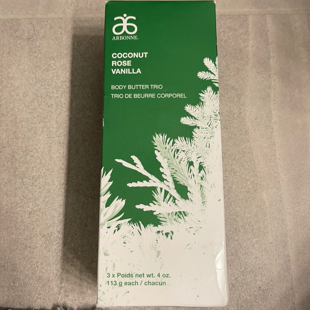 Body Butter Trio (Vanilla, Rose and Coconut)
